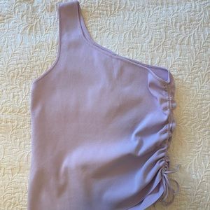 Lavender one arm tank
